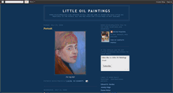 Desktop Screenshot of littleoilpaintings.blogspot.com