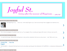 Tablet Screenshot of joyfulst.blogspot.com