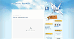 Desktop Screenshot of camfrogromania.blogspot.com