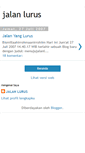 Mobile Screenshot of menujujalanlurus.blogspot.com