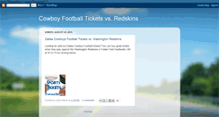 Desktop Screenshot of cowboy-football-tickets-redskins.blogspot.com