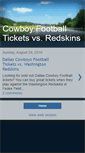Mobile Screenshot of cowboy-football-tickets-redskins.blogspot.com