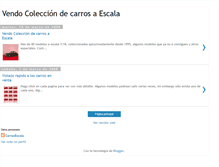 Tablet Screenshot of coleccioncarrosescala.blogspot.com