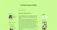 Desktop Screenshot of confeccionesnilda.blogspot.com