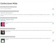 Tablet Screenshot of confeccionesnilda.blogspot.com