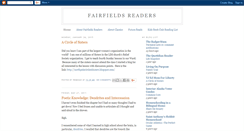 Desktop Screenshot of fairfieldsreaders.blogspot.com