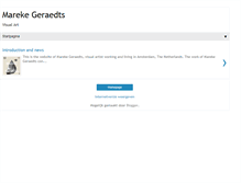 Tablet Screenshot of marekegeraedts.blogspot.com