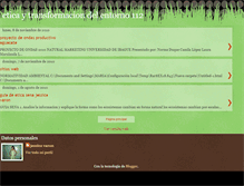 Tablet Screenshot of eticaytransformacion112jessicavaron.blogspot.com