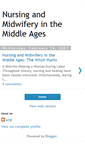 Mobile Screenshot of nursingandmidwiferyinhistory.blogspot.com