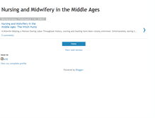 Tablet Screenshot of nursingandmidwiferyinhistory.blogspot.com