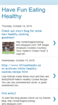 Mobile Screenshot of havefuneatinghealthy.blogspot.com
