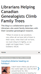 Mobile Screenshot of canadianlibgenie.blogspot.com