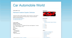 Desktop Screenshot of carautomobileworld.blogspot.com