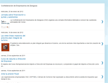 Tablet Screenshot of confederacion-empresarios-zaragoza.blogspot.com