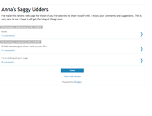 Tablet Screenshot of annassaggyudders.blogspot.com