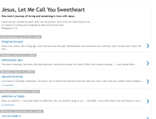 Tablet Screenshot of jesusletmecallyousweetheart.blogspot.com