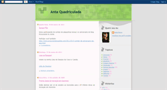 Desktop Screenshot of antaquadriculada.blogspot.com