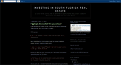 Desktop Screenshot of investinginsouthfloridarealestate.blogspot.com