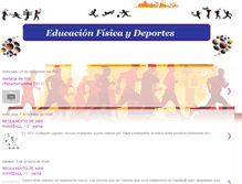 Tablet Screenshot of edfisicaydeportes.blogspot.com