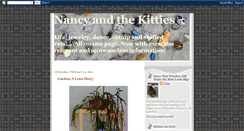 Desktop Screenshot of nancyandthekitties.blogspot.com