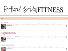 Tablet Screenshot of portlandbridalfitness.blogspot.com