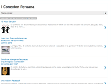 Tablet Screenshot of iconexionperuana.blogspot.com