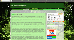 Desktop Screenshot of littlefamilyof3-sarah.blogspot.com