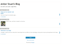 Tablet Screenshot of amberstuart.blogspot.com