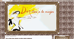 Desktop Screenshot of diorcreoalamujer.blogspot.com