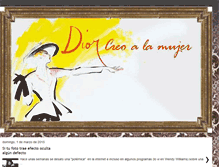 Tablet Screenshot of diorcreoalamujer.blogspot.com