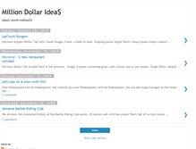 Tablet Screenshot of milliondollarideas23.blogspot.com