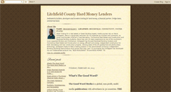 Desktop Screenshot of litchfieldcountyhardmoney.blogspot.com