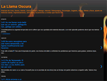 Tablet Screenshot of lallamaoscura.blogspot.com