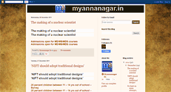 Desktop Screenshot of myannanagarin.blogspot.com