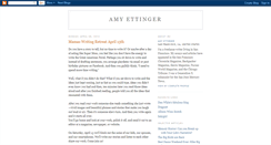Desktop Screenshot of amyettinger.blogspot.com