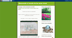 Desktop Screenshot of descubriendoseresvivos.blogspot.com