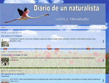 Tablet Screenshot of diariosdeunnaturalista.blogspot.com