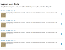 Tablet Screenshot of bygonestlouis.blogspot.com