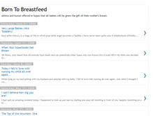 Tablet Screenshot of borntobreastfeed.blogspot.com