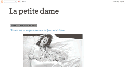 Desktop Screenshot of la-petite-dame.blogspot.com