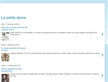 Tablet Screenshot of la-petite-dame.blogspot.com