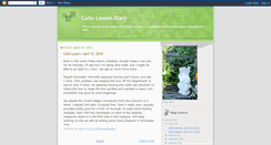 Desktop Screenshot of cellistjournal.blogspot.com