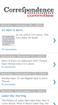 Mobile Screenshot of correspondencecommittee.blogspot.com