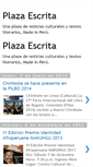 Mobile Screenshot of plazaescrita.blogspot.com