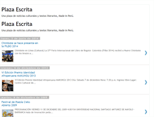 Tablet Screenshot of plazaescrita.blogspot.com
