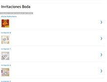 Tablet Screenshot of invitacionesbodas.blogspot.com