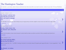 Tablet Screenshot of ahuntingtonteacher.blogspot.com