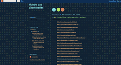Desktop Screenshot of mundodasvitaminadas.blogspot.com