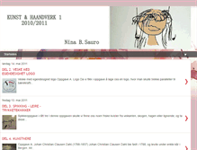 Tablet Screenshot of ninas-kunstoghaandverk.blogspot.com