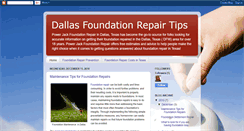 Desktop Screenshot of dfwfoundationrepair.blogspot.com